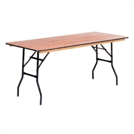 4ft x 2ft Wooden Trestle Table