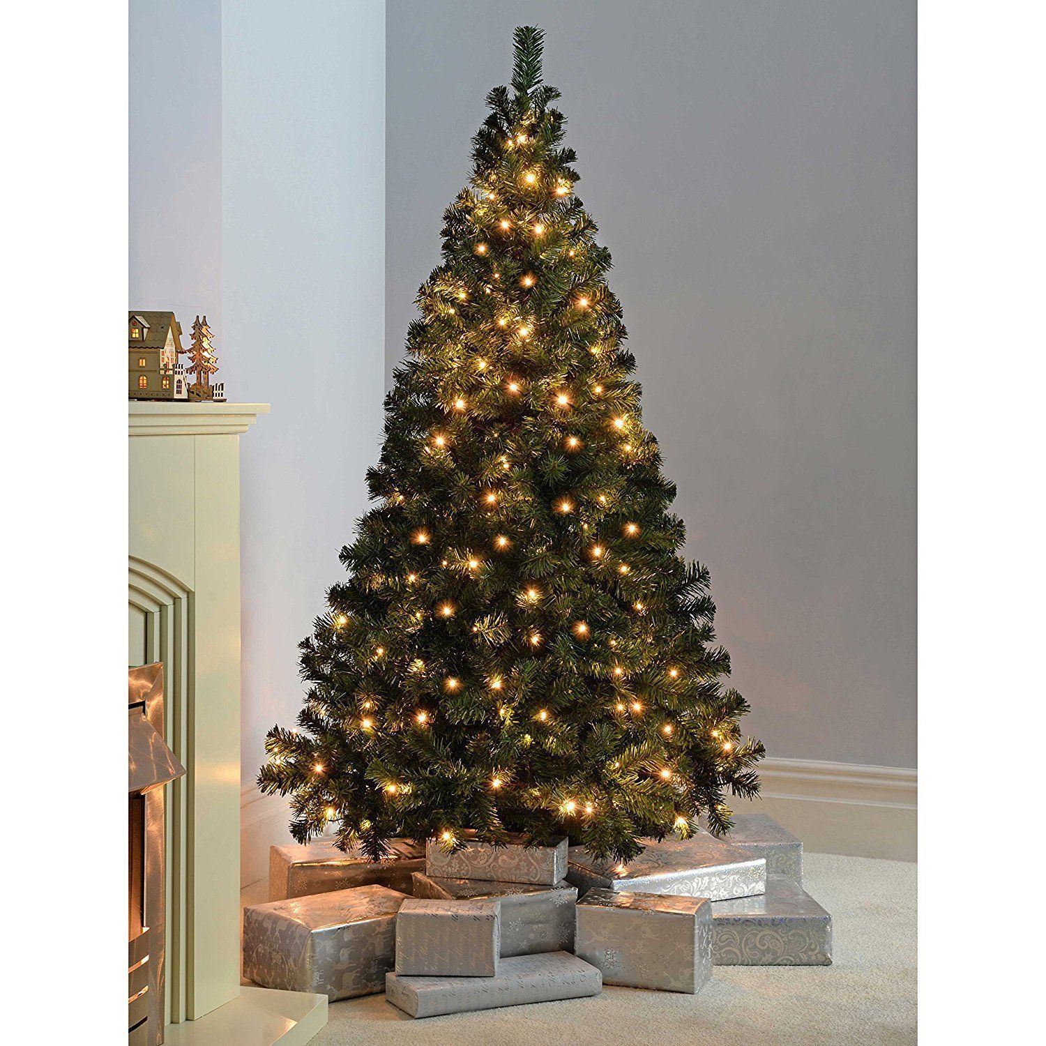 7ft Artificial Christmas Tree Xmas Green