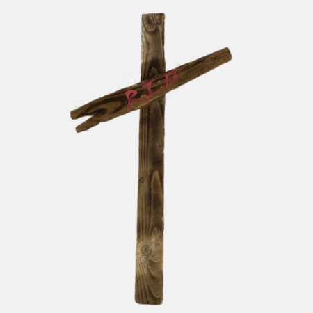 Wooden Tombstone